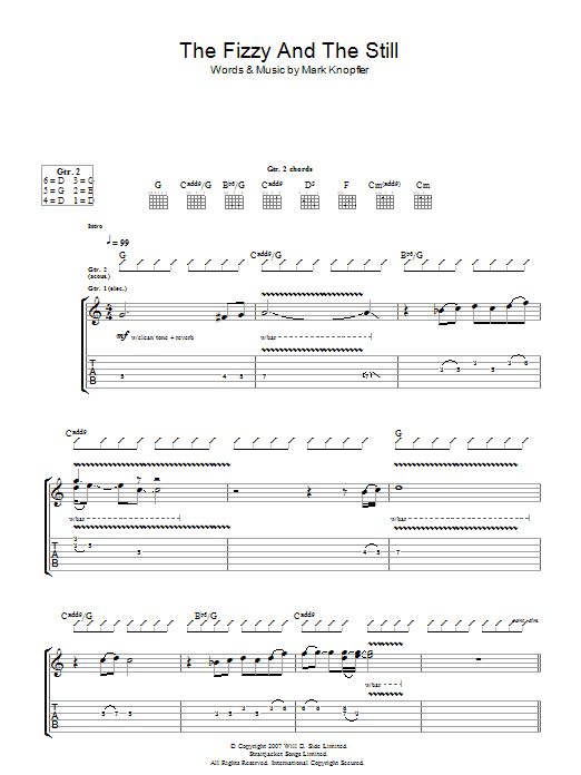 Produktgalerie: Seite 1 von 1 The Fizzy And The Still, Mark Knopfler, Gitarre