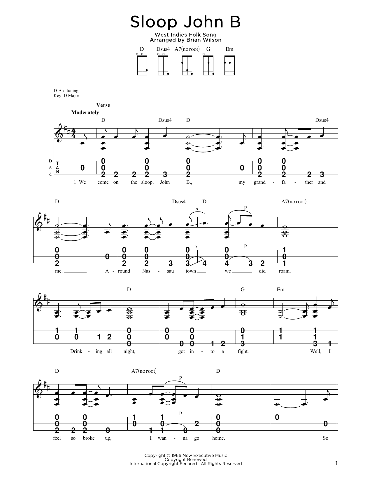 Product gallery: Page 1 of 1 Sloop John B, The Beach Boys
