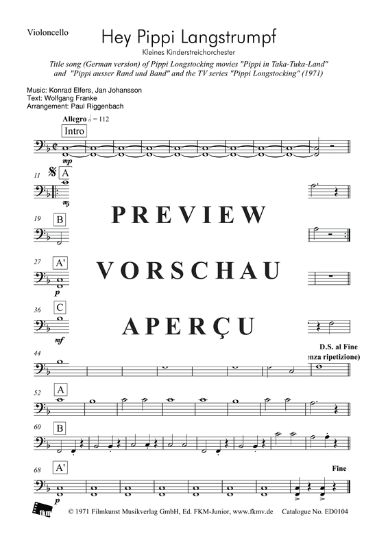 Produktgalerie: Seite 4 von 6 Pippi Langstrumpf: Violoncello, , Cello