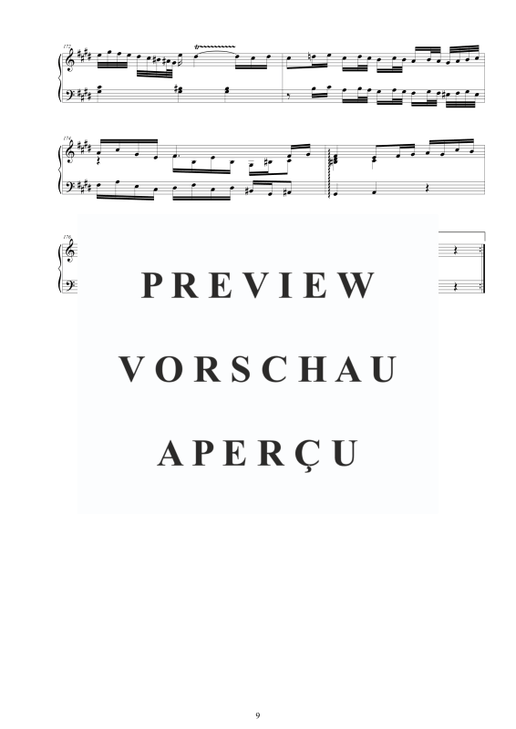 Produktgalerie: Seite 10 von 11 Cembalo Sonate Nr. 6 in E-Dur Op. 1, , Cembalo/Klavier Solo