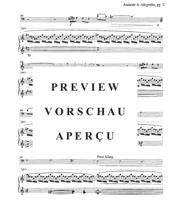 Produktgalerie: Seite 17 von 21 Andante and Allegretto , , (Tuba + Klavier)