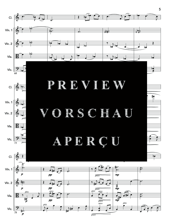 Produktgalerie: Seite 9 von 11 Waltz for Betz, , (Ensemble Klarinette Solo und Streicher Quartett/Quintett)