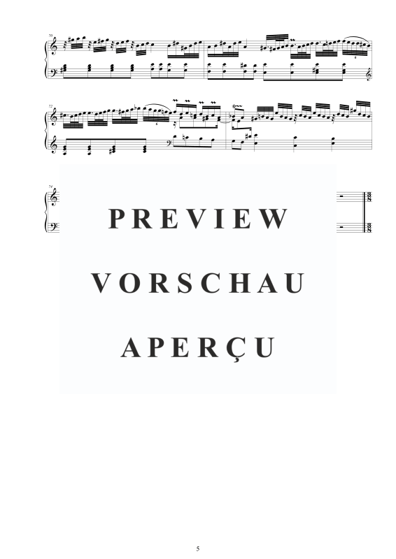 Produktgalerie: Seite 6 von 10 Cembalo Sonate Nr. 4 in A-Moll, Op.4, , Cembalo/Klavier Solo