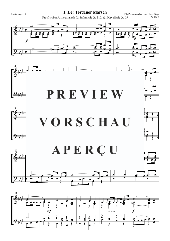 Product gallery: Page 2 of 5 Der Torgauer Marsch, , Trombone Choir