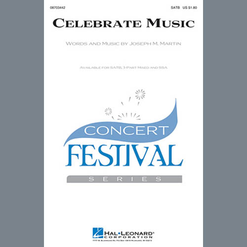 cover: Celebrate Music, Joseph M. Martin, Chor