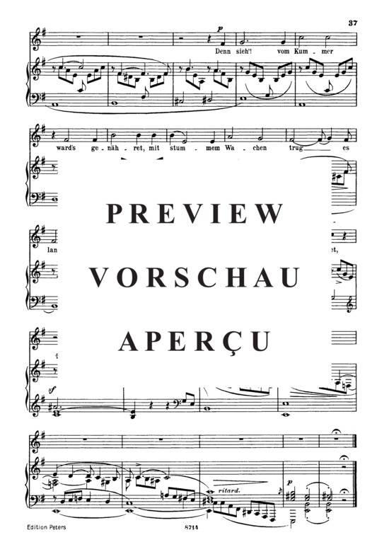 Product gallery: Page 5 of 5 Aus den hebräïschen Gesängen, Op.25 No.13, , Medium Voice and Piano