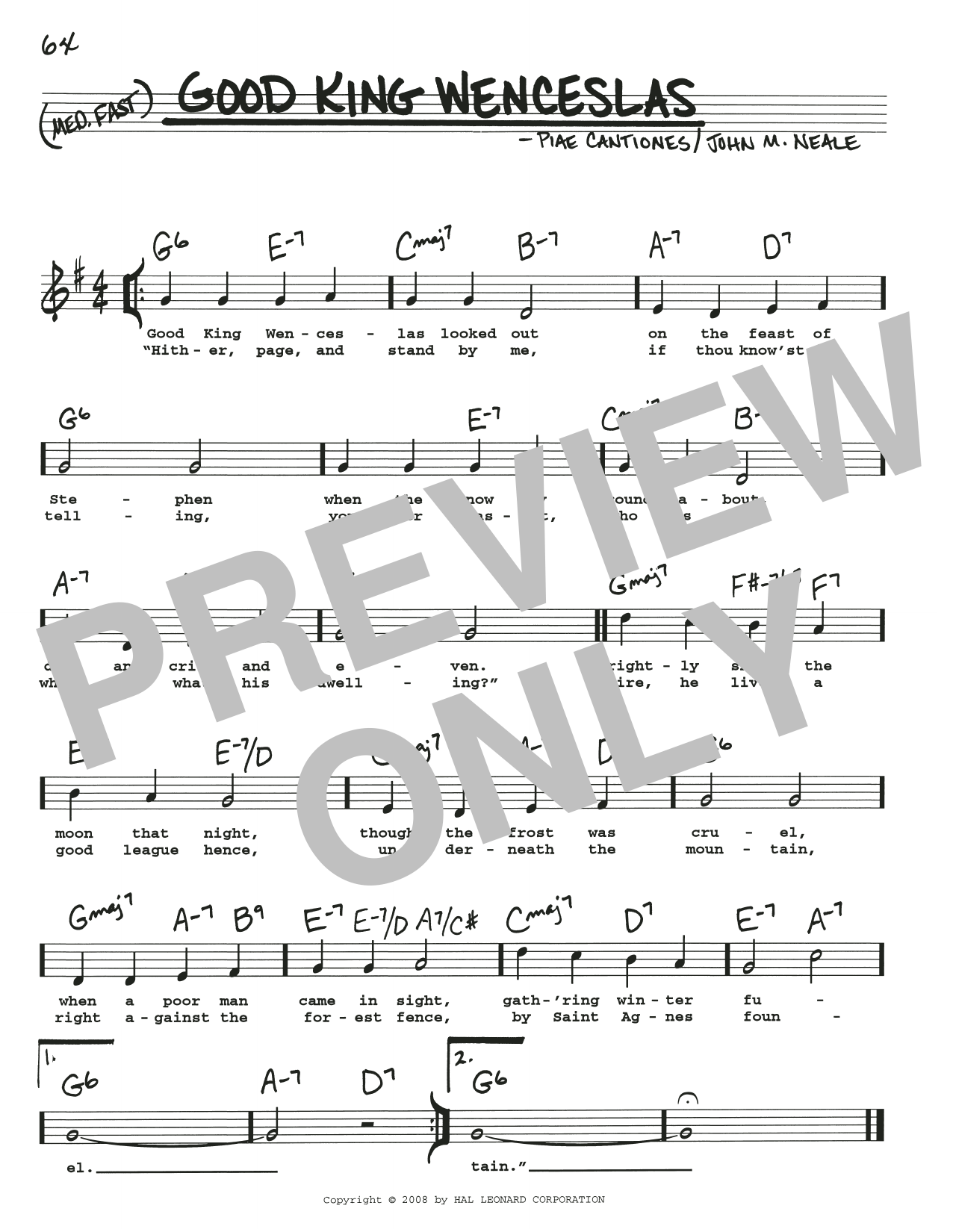 Produktbild zu: Good King Wenceslas