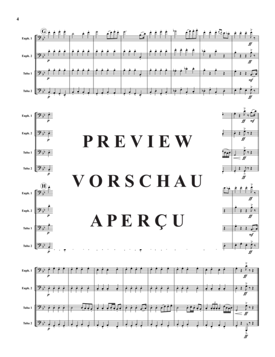 Product gallery: Page 5 of 17 Marsch Past the Kitchen Utensils , , (2x Baritone, 2x Tuba)