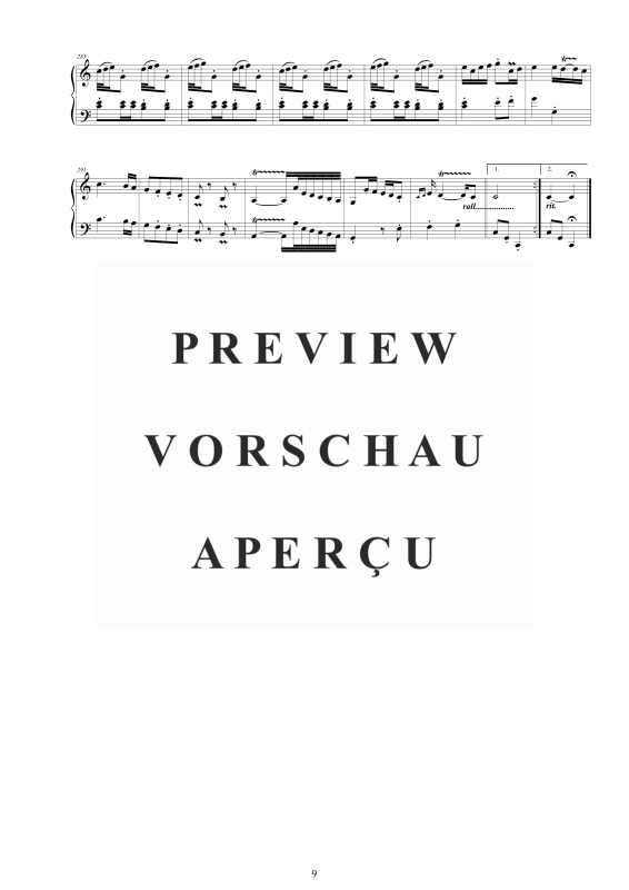 Produktgalerie: Seite 10 von 10 Cembalo Sonate Nr. 2 in C-Dur Op. 1, , Cembalo/Klavier Solo
