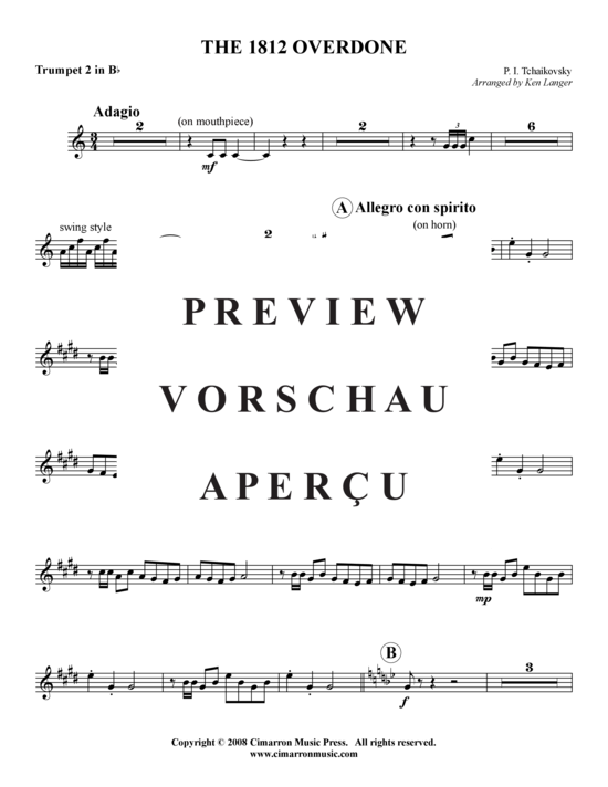 Produktgalerie: Seite 18 von 21 1812' OverDone , , (Blechbläserquintett)