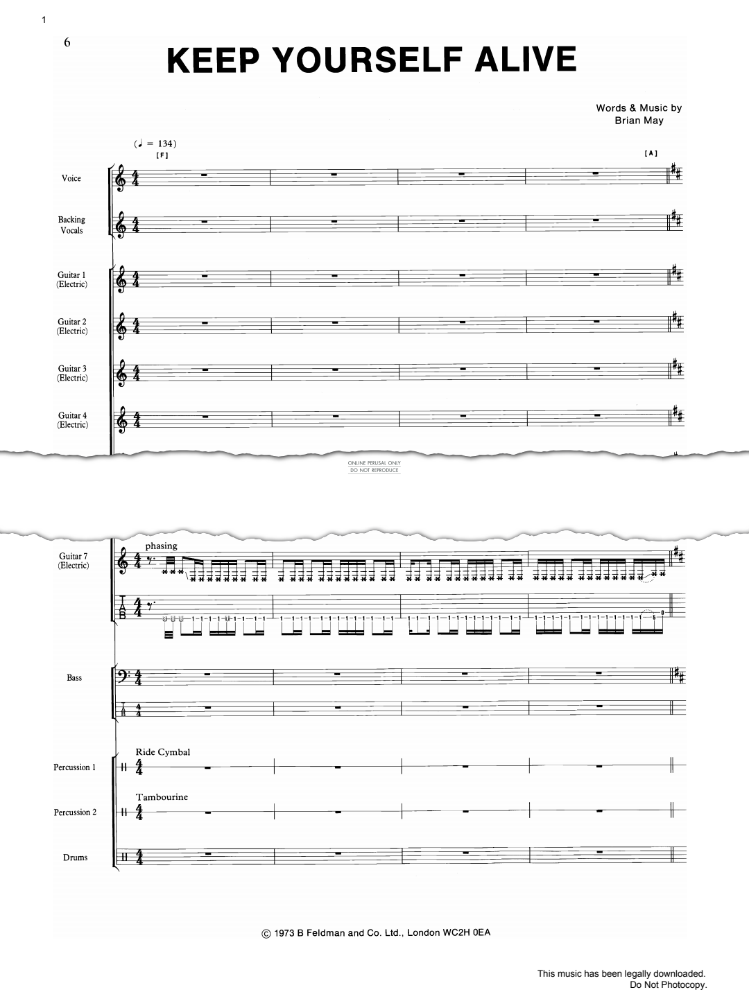 Product gallery: Page 1 of 1 Keep Yourself Alive, Queen