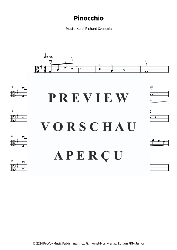 gallery: Pinocchio, , (Bratsche)