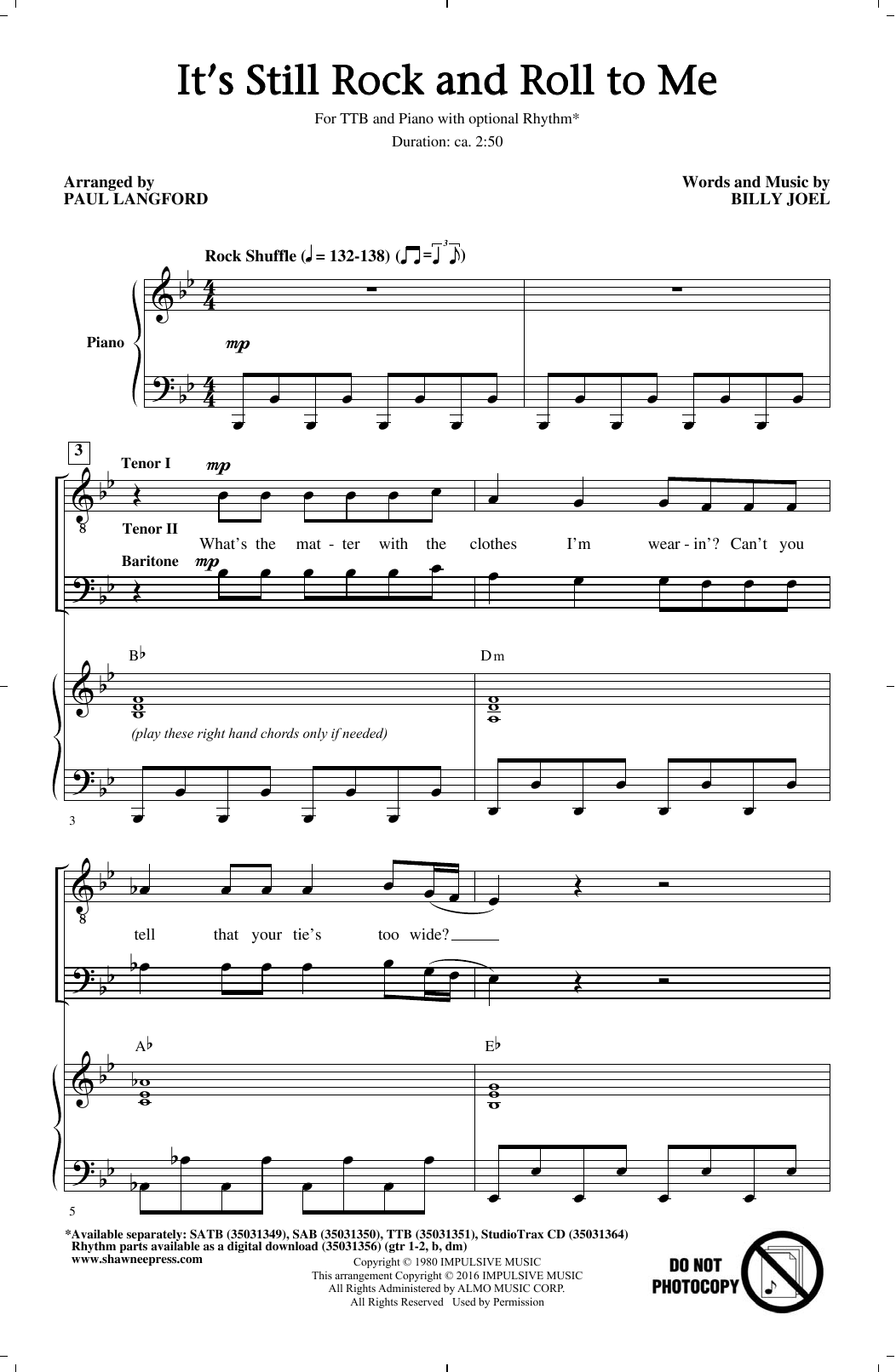 Produktbild zu: It's Still Rock And Roll To Me
