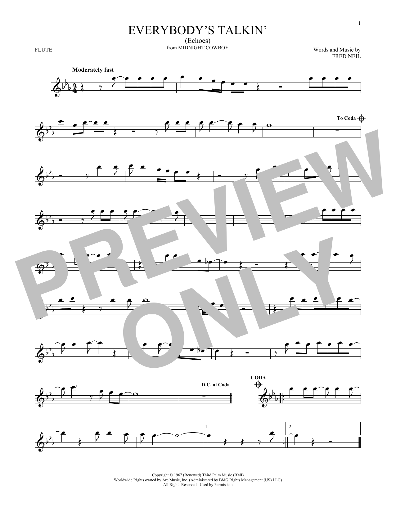 Product gallery: Page 1 of 1 Everybody's Talkin' (Echoes), Harry Nilsson