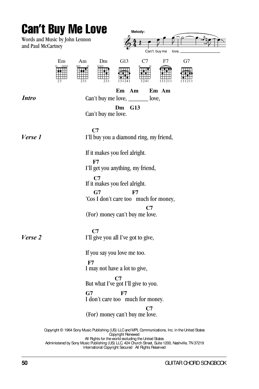 Produktbild zu: Can't Buy Me Love