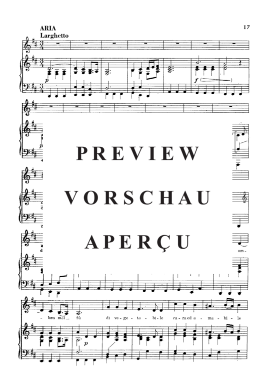 Product gallery: Page 3 of 4 Ombra mai fù, , Low Voice and Piano