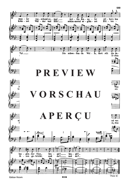 Product gallery: Page 4 of 5 Frühlingssehnsucht D.957-3 (Schwanengesang), , High Voice and Piano