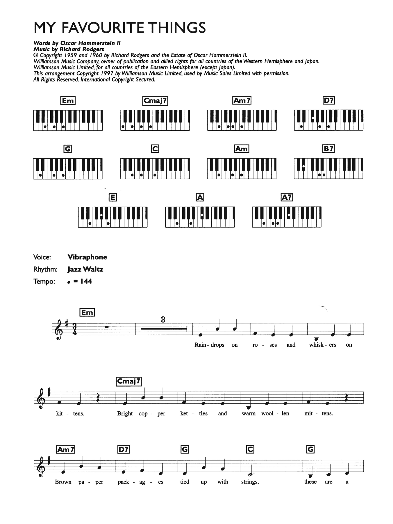 Produktbild zu: My Favorite Things (from The Sound Of Music)