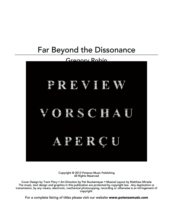Produktgalerie: Seite 3 von 8 Far Beyond the Dissonance, , (Horn in F Solo)