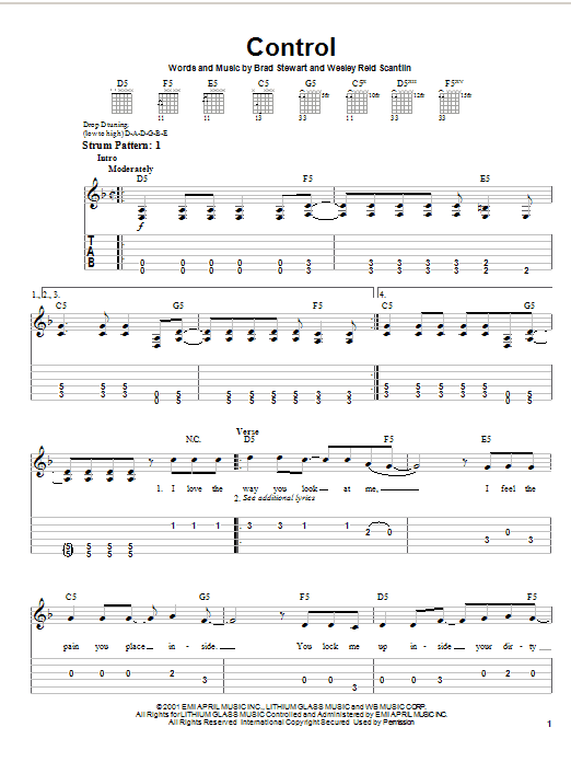 Product gallery: Page 1 of 1 Control, Puddle Of Mudd