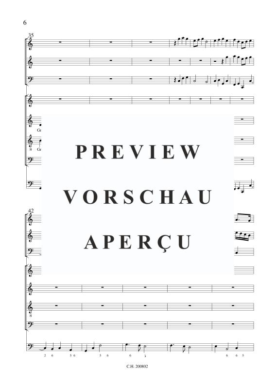 gallery: Komm Heiliger Geist - Motetto concertato auf das Pfingstfest, , (Gemischtes Ensemble Doppelchor, Streicher und BC)