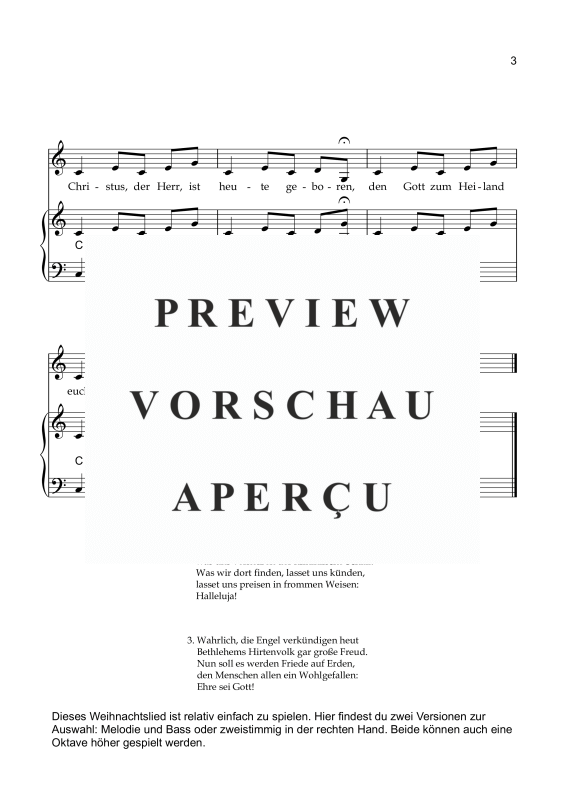 Product gallery: Page 4 of 4 Kommet ihr Hirten, , Accordion and vocals