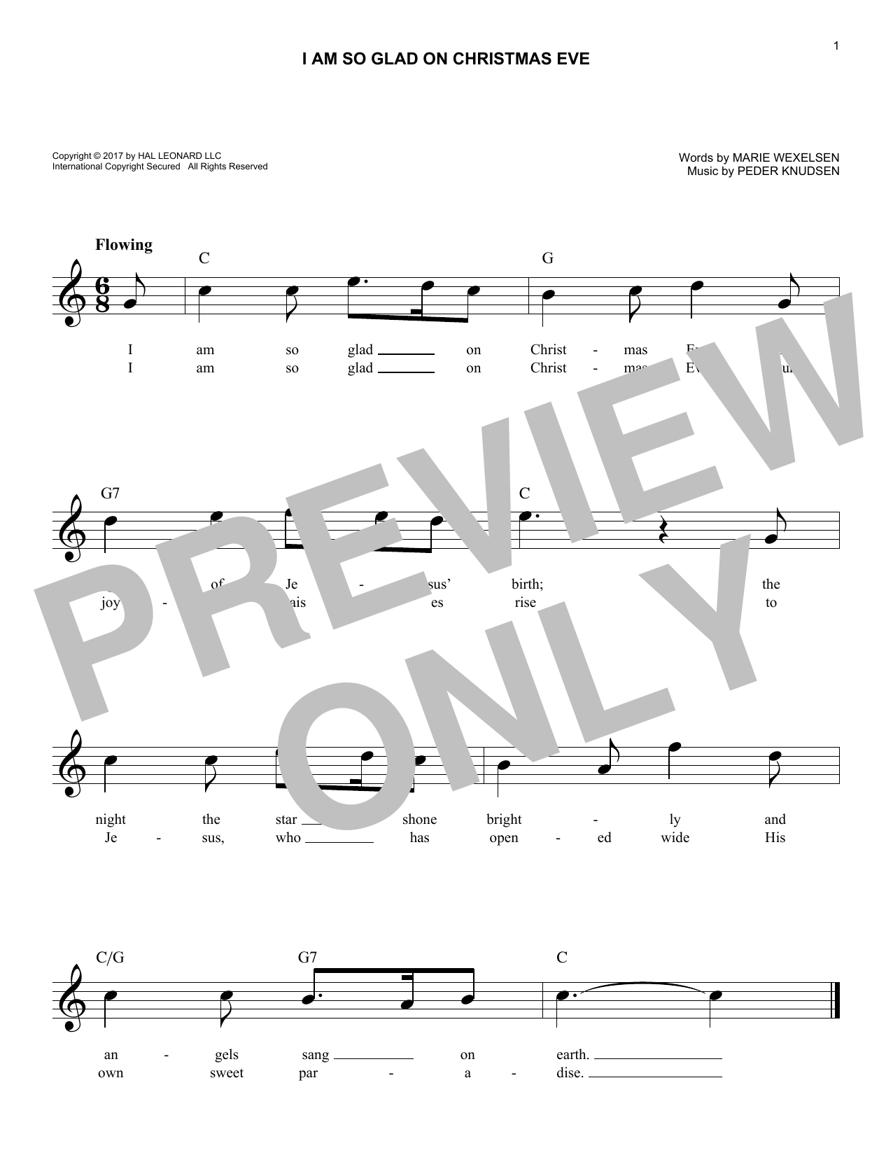 Product gallery: Page 1 of 1 I Am So Glad On Christmas Eve, Peder Knudsen