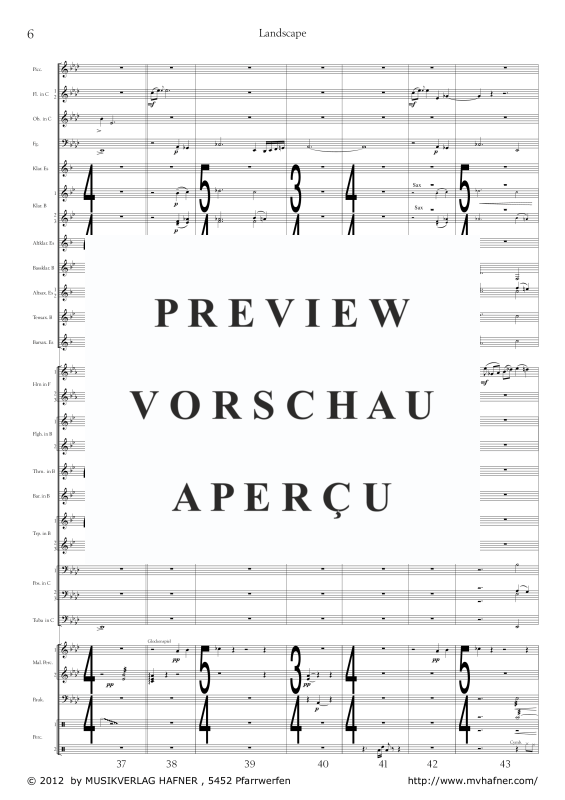 Product gallery: Page 11 of 11 Landscape, , (large wind orchestra)