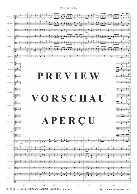 Product gallery: Page 8 of 11 Pizzicato-Polka, , (large wind orchestra)