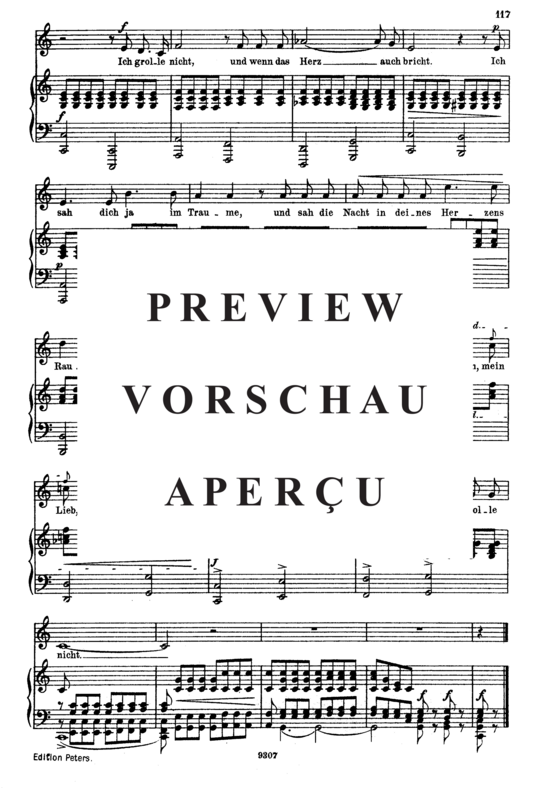 gallery: Ich grolle nicht, Op.48 No.7 , , (Gesang hoch + Klavier)