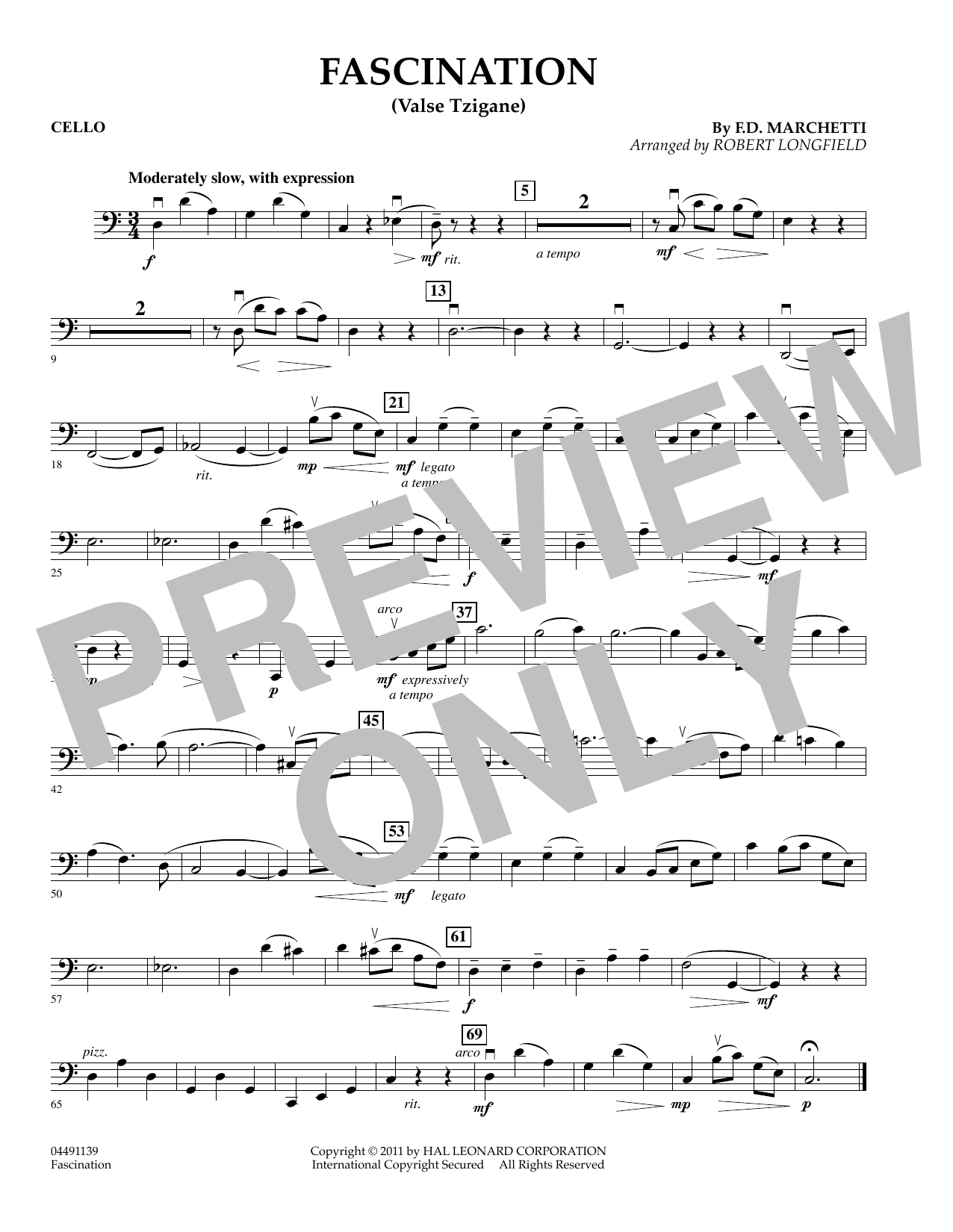 Product picture to: Fascination (Valse Tzigane) - Cello