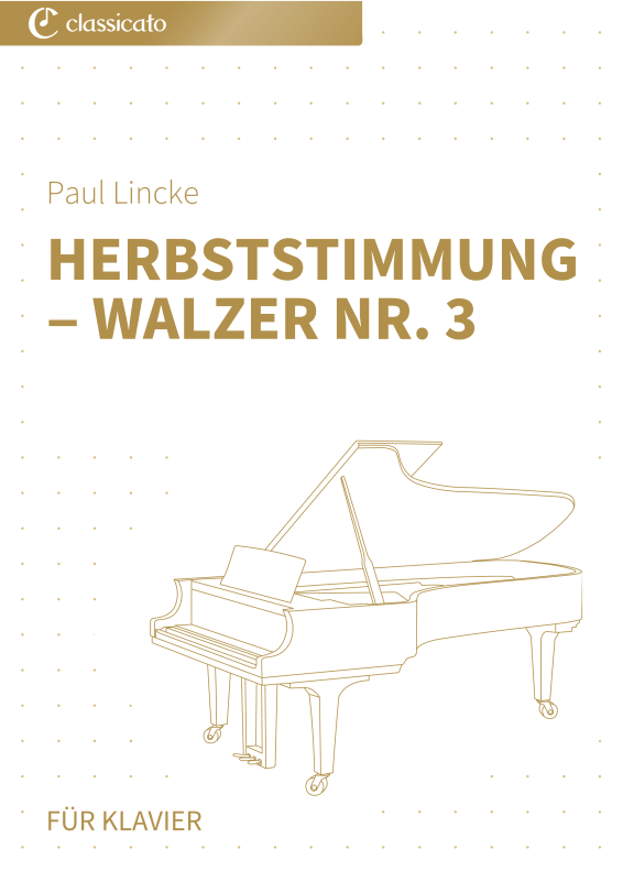 Product picture to: Herbststimmung - Walzer Nr. 3 - Vereinfachte Fassung