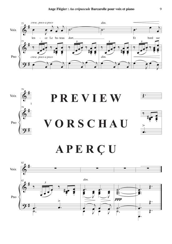 Product gallery: Page 10 of 10 Au crepuscule , , (piano + baritone)