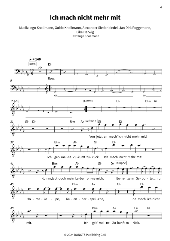 Produktgalerie: Seite 1 von 11 No Routine, Just Punk - Donots-Leadsheets mit Biss, Donots, Gesang & Akkorde