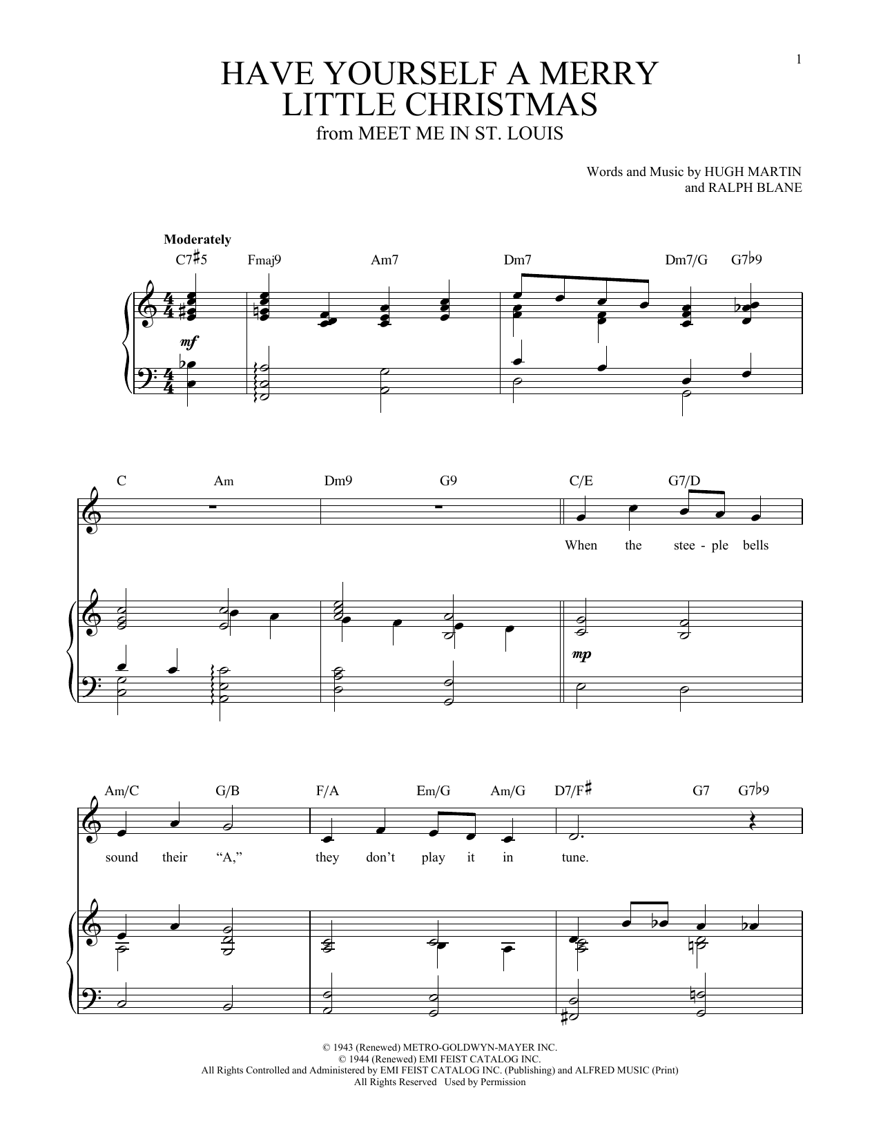 Product gallery: Page 1 of 1 Have Yourself A Merry Little Christmas (arr. Richard Walters), Hugh Martin