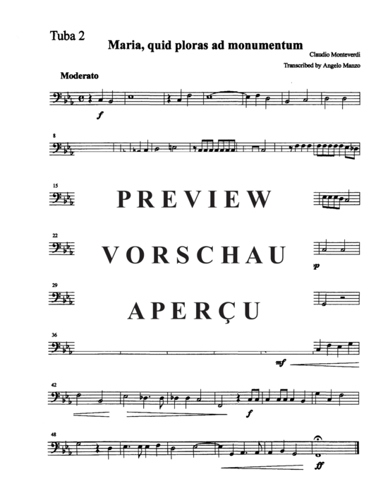 Produktgalerie: Seite 10 von 11 Maria, Quid Ploras ad Monumentum , , (Tuba Quintett EETTT)