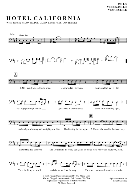 Produktbild zu: Hotel CaliforniaEagles