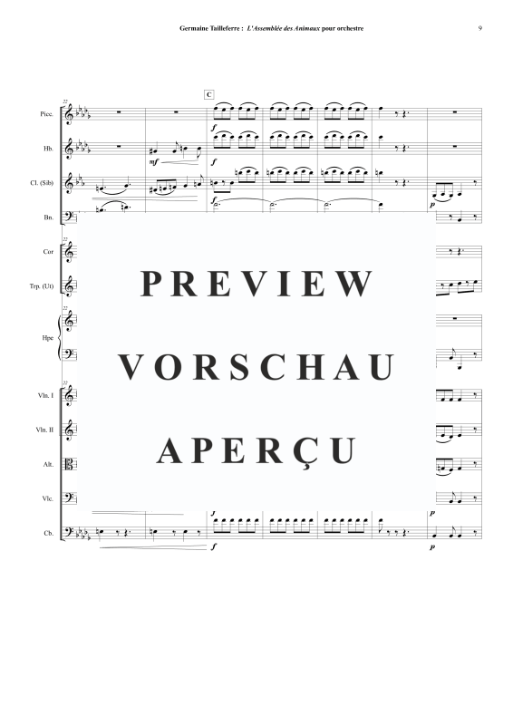 Produktgalerie: Seite 10 von 11 Assemblée des Animaux, , Orchester