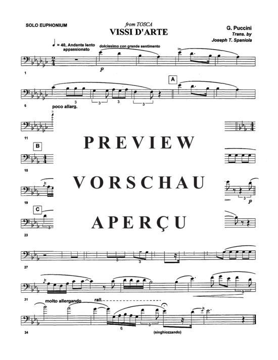 Product gallery: Page 17 of 21 Four Puccini Arias , , (euphonium + piano)