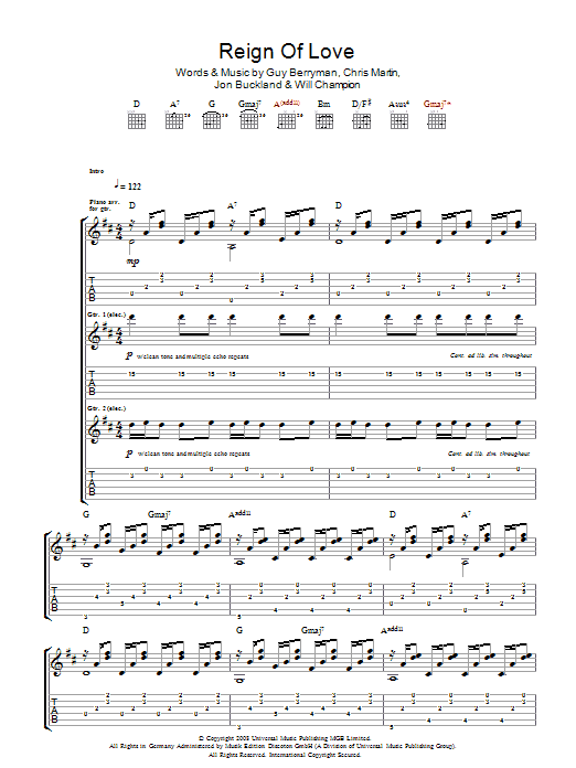 Product gallery: Page 1 of 1 Reign Of Love, Coldplay