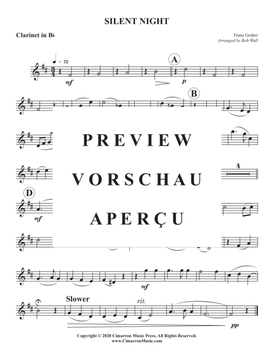 Produktgalerie: Seite 7 von 9 Stille Nacht , , (Holzbläser Quintett)