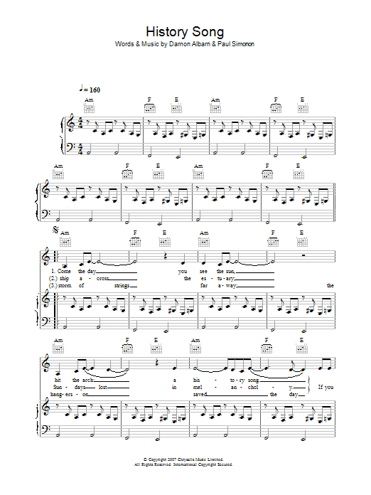Product picture to: History Song