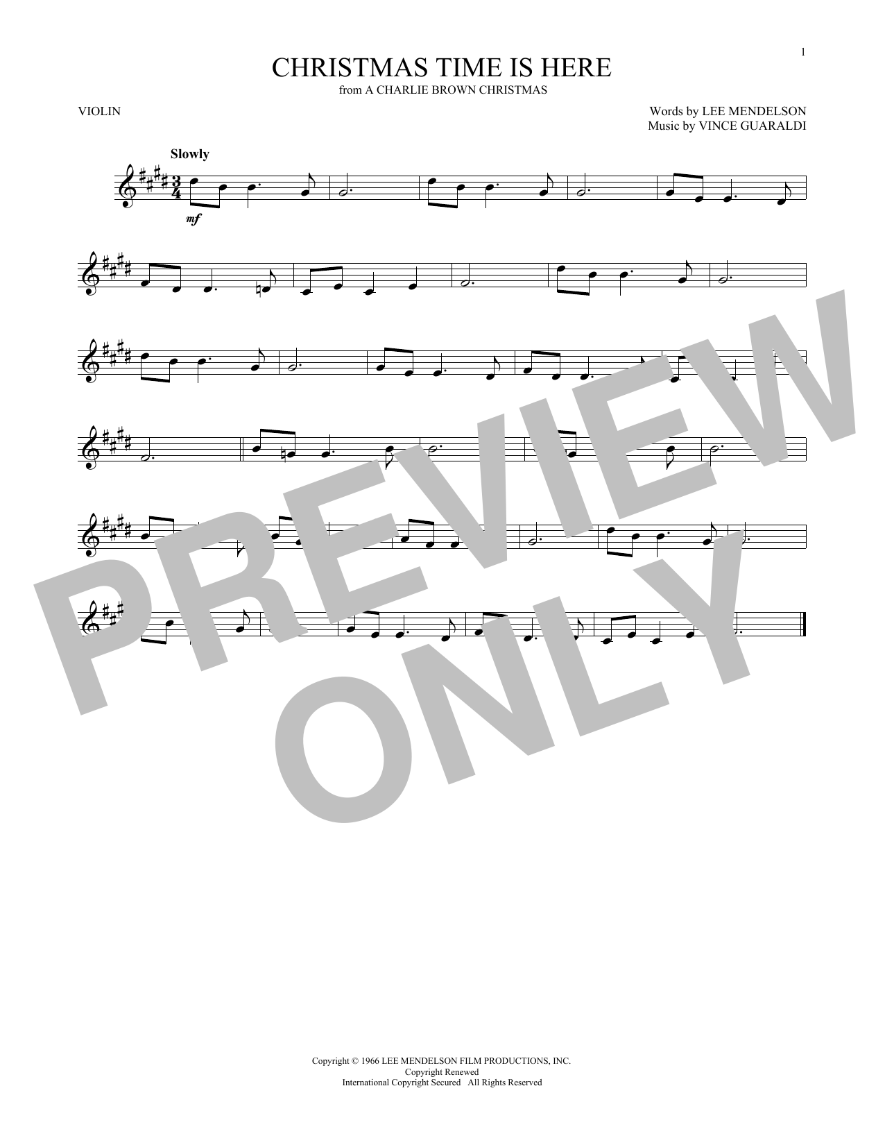 Product gallery: Page 1 of 1 Christmas Time Is Here, Vince Guaraldi