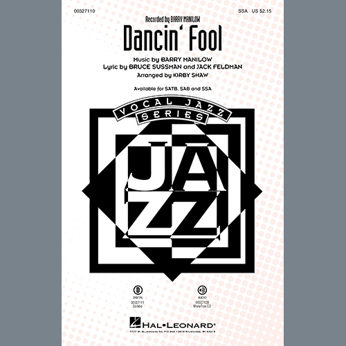 Produktbild zu: Dancin' Fool (arr. Kirby Shaw)