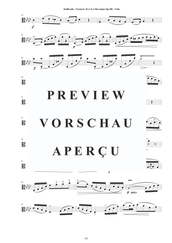 Produktgalerie: Seite 11 von 11 Nocturne Nr.1 Op.186, , Viola und Klavier