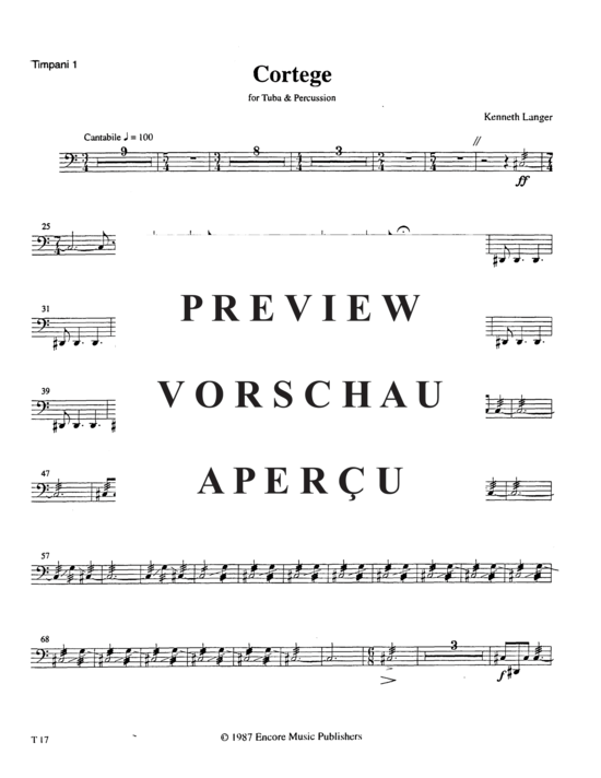 Produktgalerie: Seite 17 von 21 Cortege , , (Tuba + Percussion)