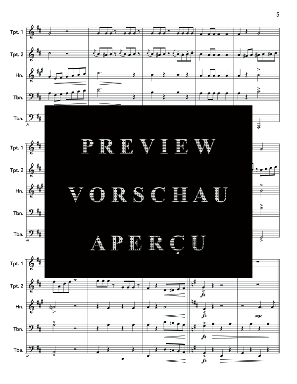 Produktgalerie: Seite 9 von 11 Old Comrades, , (Blechbläser Quintett)