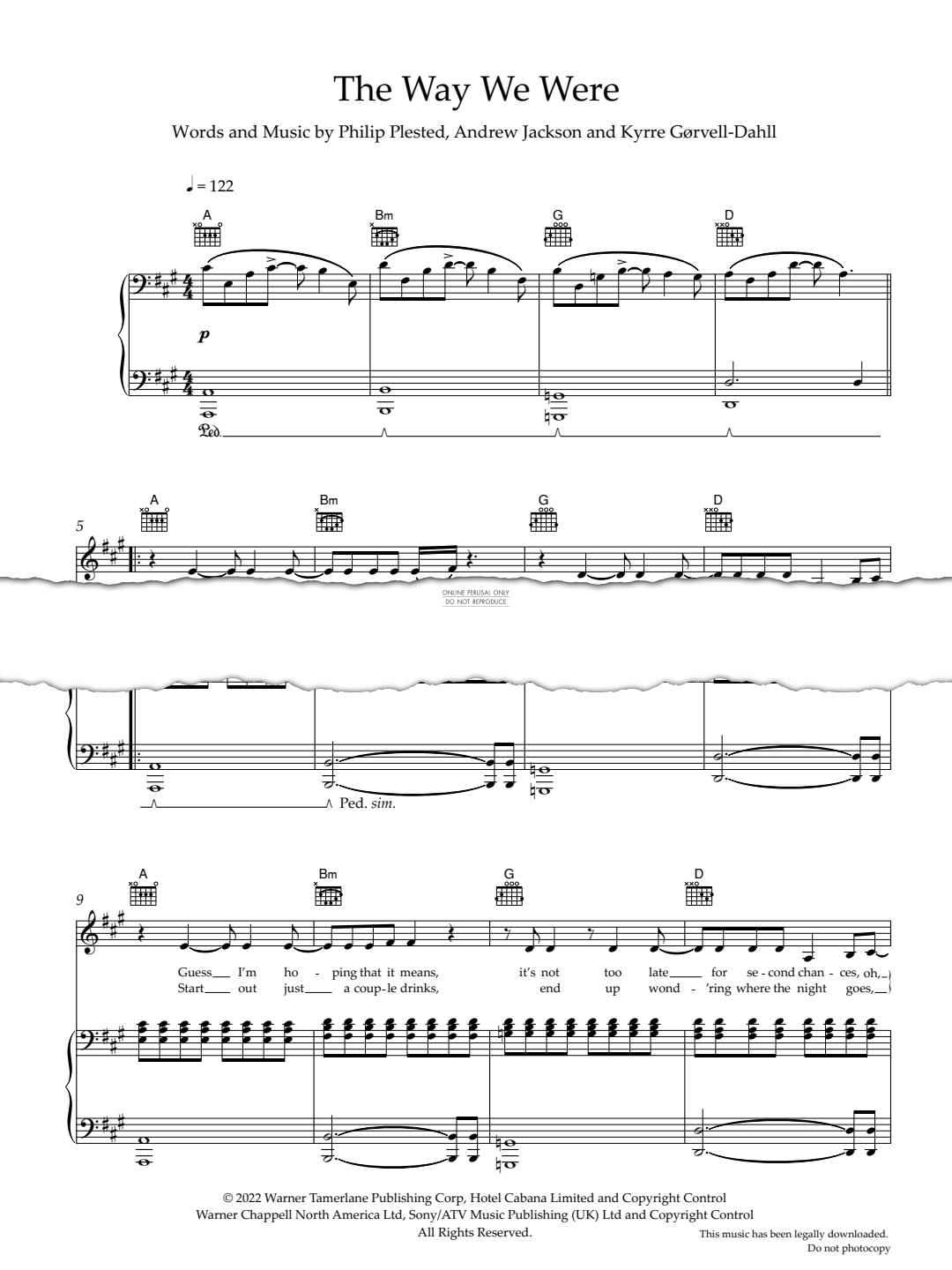 gallery: The Way We Were, Kygo, Gesang, Gitarre, Klavier