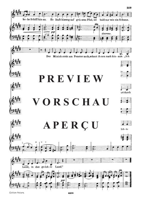 Product gallery: Page 3 of 3 Der Kreuzzug D.932, , High Voice and Piano