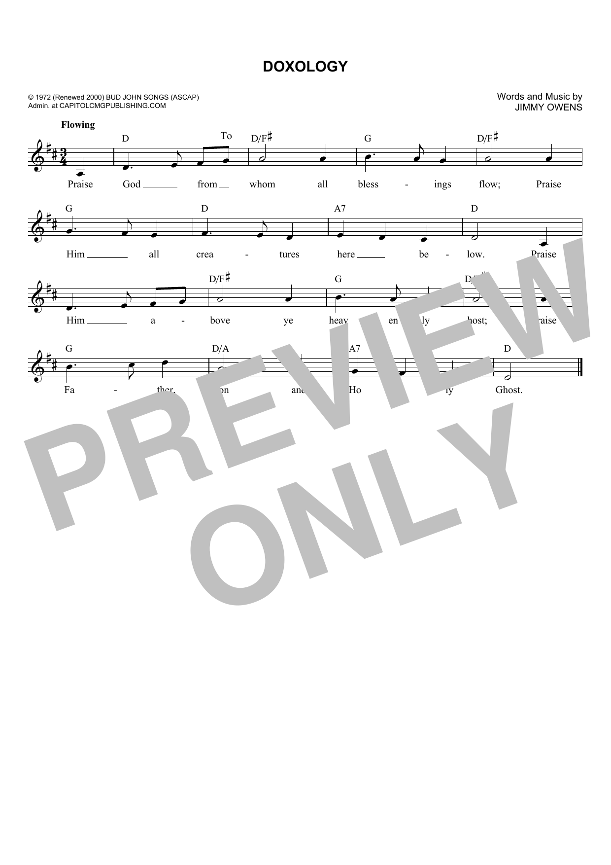 Product picture to: Doxology